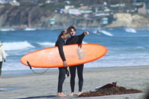 Surfers on Beach