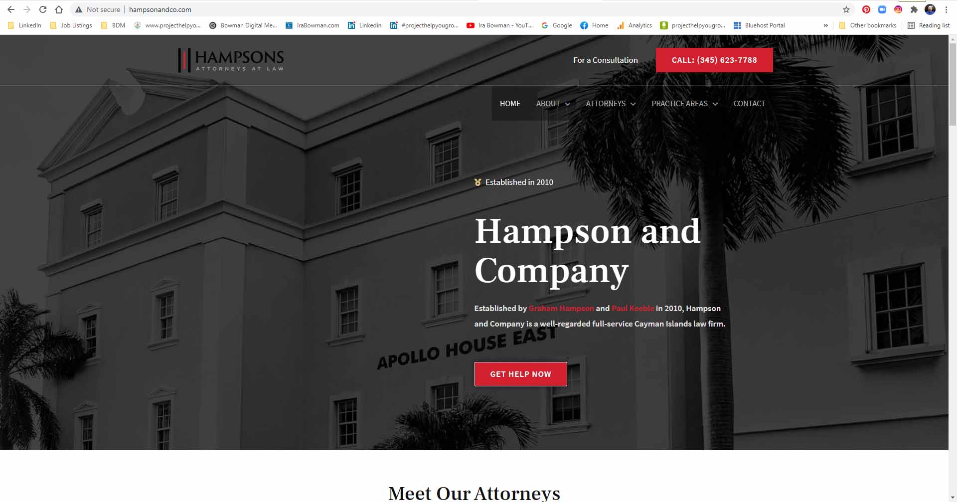 Hampson Website Thumbnail