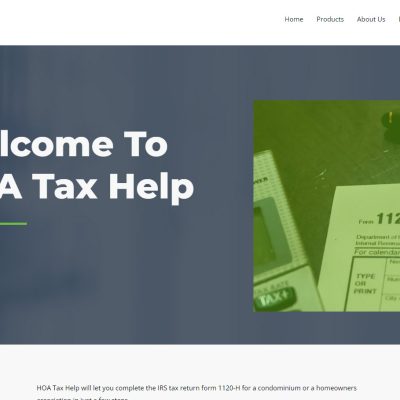 HOA Tax Homepage